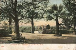 Entrance to Che-Ma-Wa Park Postcard