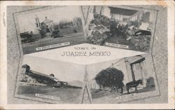 Scenes in Juarez Mexico Postcard