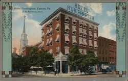 Hotel Huntington Easton, PA Postcard Postcard Postcard