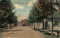 Diamond Street Looking East from Drake Street Postcard