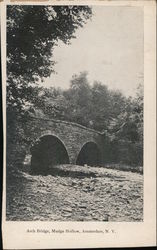 Arch Bridge, Mudge Hollow Amsterdam, NY Postcard Postcard Postcard
