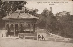 Spring House and Art Museum, Eden Park Postcard