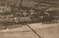 Aerograph of Euclid Beach Park Postcard