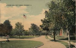 Officers' Row, Fort Thomas Cincinnati, OH Postcard Postcard Postcard