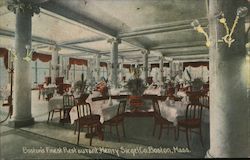 Boston's Finest Restaurant, Henry Siegel Co Postcard