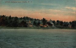 Cottages on a Lake Keuka, NY Postcard Postcard Postcard