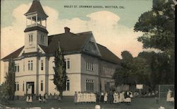 Bailey St. Grammar School Whittier, CA Postcard Postcard Postcard