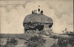 The Boulder on Rollstone Hill Postcard