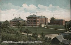 Edgarly School-Normal School & Dormitory Postcard