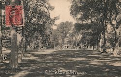 Village Green Falmouth, MA Postcard Postcard Postcard