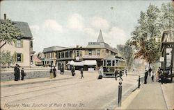 Junction of Main 8 Nason Sts. Postcard