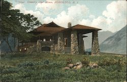 Country Club House Postcard