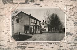 Post Office and General Store of M.P. Lewis Postcard