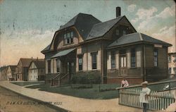 B & M R.R. Station Postcard