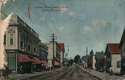 Nason Street Looking North Postcard