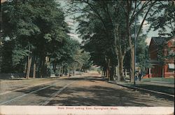 State Street Looking East Postcard