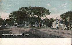 Haymarket Square Lewiston, ME Postcard Postcard Postcard