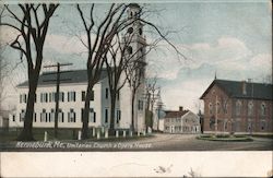 Unitarian Church & Opera House Postcard