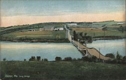 Long Bridge Dexter, ME Postcard Postcard Postcard