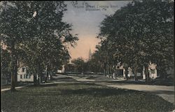 Maine Street, Looking West Postcard
