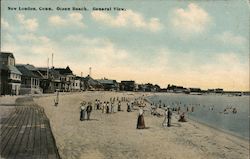 Ocean Beach, General View Postcard