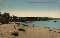 Westfield Beach Near Pavilion New Brunswick Canada Postcard Postcard Postcard