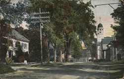 Street Scene York Village, ME Postcard Postcard Postcard