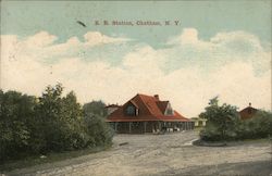 R. R. Station Chatham, NY Postcard Postcard Postcard