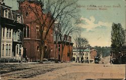 Baptist Church and Court Street Postcard