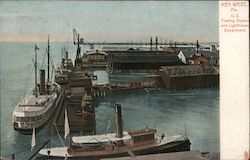 Coaling Station and Lighthouse Department Postcard