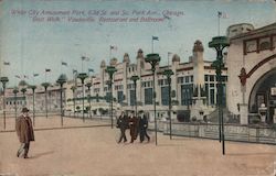 White City Amusement Park Postcard