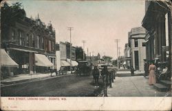 Main Street, Looking East Postcard