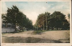 Sanger and Madison Streets Postcard