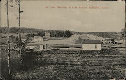 Fish Hatchery at lake Auburn Postcard