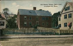 Old Blaney House, Built 1640 Postcard