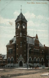 Post Office Berlin, Canada Misc. Canada Postcard Postcard Postcard