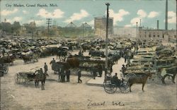 City Market Grand Rapids, MI Postcard Postcard Postcard
