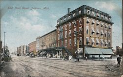 East Main Street Jackson, MI Postcard Postcard Postcard