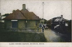 Lake Shore Depot Postcard