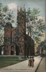 First Congregational Church Postcard