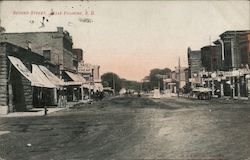 Second Street Belle Fourche, SD Postcard Postcard Postcard