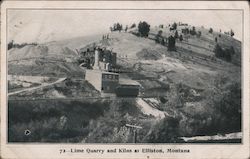 Lime Quarry and Kilns Postcard