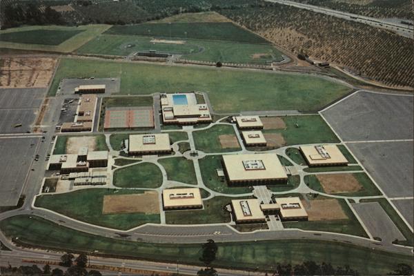 Solano Community College aerial view Fairfield, CA Postcard