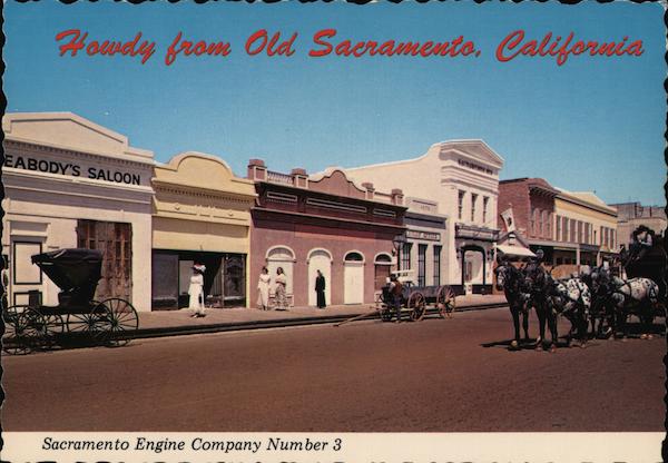 Old Sacramento Engine Company Number 3 California