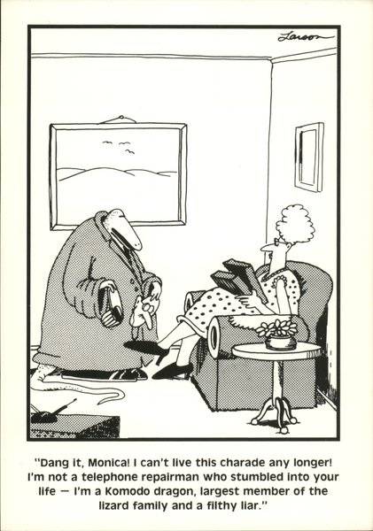 Komodo Dragon Gary Larson