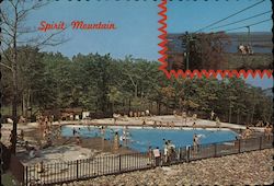Spirit Mountain swimming pool Postcard
