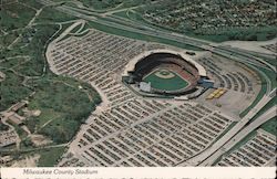 Milwaukee County Stadium Postcard