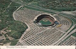 Milwaukee County Stadium Wisconsin Postcard Postcard Postcard