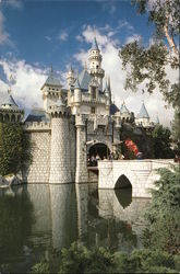 Clouds Above Sleeping Beauty's Castle, Fantasyland Postcard