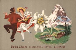 Swiss Chalet, Bismarck Hotel, Chicago Postcard